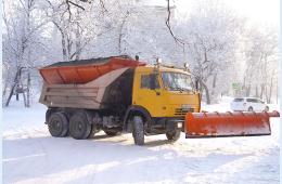 Снегоуборочные работы в округе продолжаются