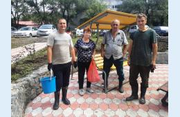 15.08.2023 Гортензию и другие многолетники посадили в сквере по ул.Замараева  | Администрация муниципального округа город Партизанск Приморского края Официальный сайт