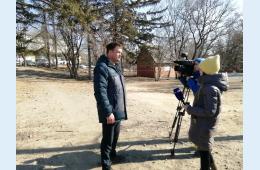 08.02.2022 Краевым тележурналистам рассказали о благоустройстве сквера  | Администрация муниципального округа город Партизанск Приморского края Официальный сайт