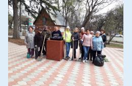 24.04.2023 Сквер на Замараева привели в порядок | Администрация муниципального округа город Партизанск Приморского края Официальный сайт