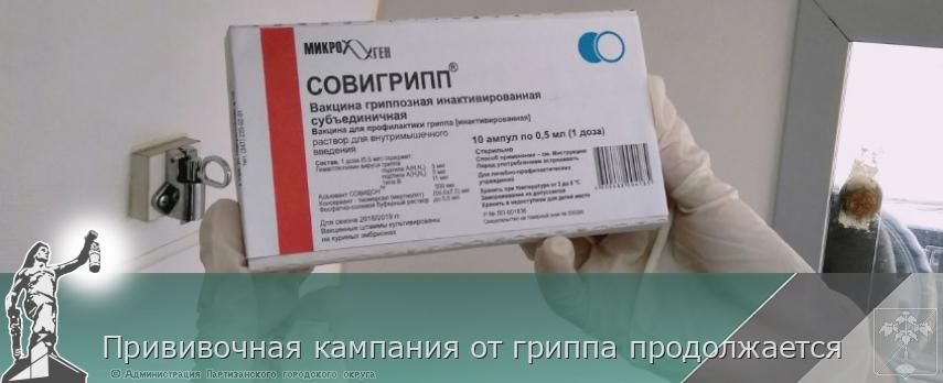 Прививочная кампания от гриппа продолжается | Администрация муниципального округа город Партизанск Приморского края Официальный сайт Прививочная кампания от гриппа продолжается | Администрация муниципального округа город Партизанск Приморского края Официальный сайт