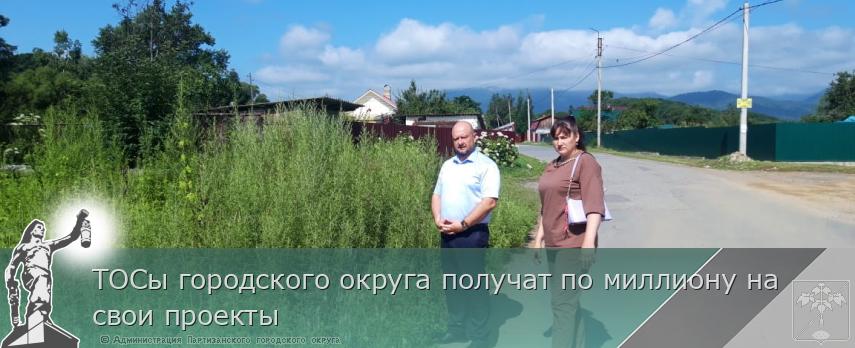ТОСы городского округа получат по миллиону на свои проекты  | Администрация муниципального округа город Партизанск Приморского края Официальный сайт