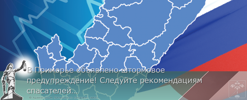 В Приморье объявлено штормовое предупреждение! Следуйте рекомендациям спасателей!  | Администрация муниципального округа город Партизанск Приморского края Официальный сайт