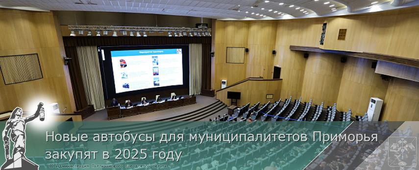 Новые автобусы для муниципалитетов Приморья закупят в 2025 году
