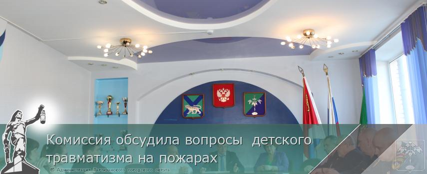 Комиссия обсудила вопросы  детского травматизма на пожарах  | Администрация муниципального округа город Партизанск Приморского края Официальный сайт
