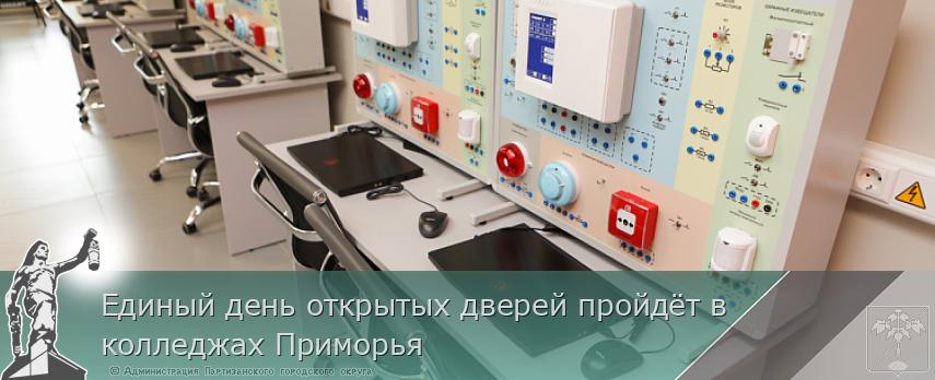 Единый день открытых дверей пройдёт в колледжах Приморья | Администрация муниципального округа город Партизанск Приморского края Официальный сайт