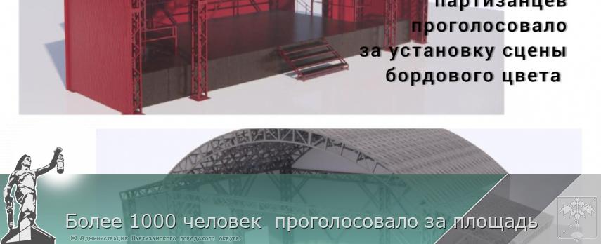 Более 1000 человек  проголосовало за площадь  | Администрация муниципального округа город Партизанск Приморского края Официальный сайт
