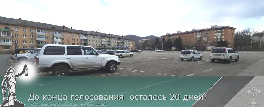 До конца голосования  осталось 20 дней! | Администрация муниципального округа город Партизанск Приморского края Официальный сайт