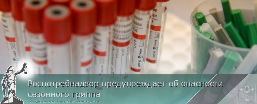 Роспотребнадзор предупреждает об опасности сезонного гриппа | Администрация муниципального округа город Партизанск Приморского края Официальный сайт