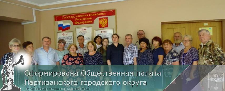 Сформирована Общественная палата Партизанского городского округа | Администрация муниципального округа город Партизанск Приморского края Официальный сайт
