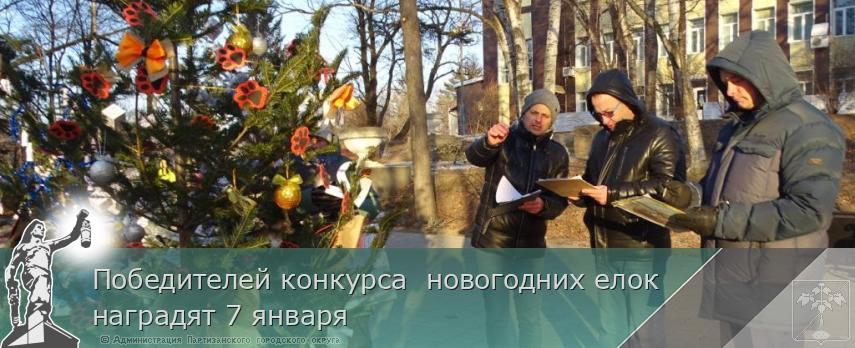 Победителей конкурса  новогодних елок наградят 7 января | Администрация муниципального округа город Партизанск Приморского края Официальный сайт