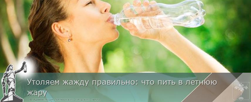 Утоляем жажду правильно: что пить в летнюю жару | Администрация муниципального округа город Партизанск Приморского края Официальный сайт
