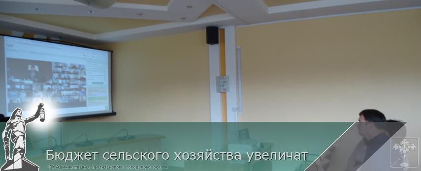Бюджет сельского хозяйства увеличат   | Администрация муниципального округа город Партизанск Приморского края Официальный сайт
