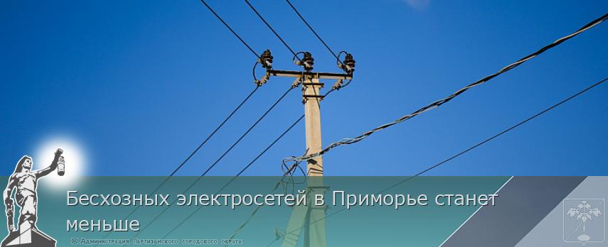 Бесхозных электросетей в Приморье станет меньше | Администрация муниципального округа город Партизанск Приморского края Официальный сайт