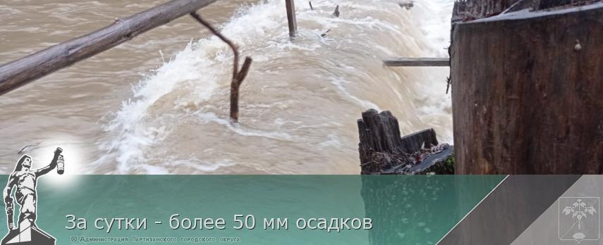 За сутки - более 50 мм осадков  | Администрация муниципального округа город Партизанск Приморского края Официальный сайт